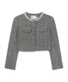 Self-portrait Embellished Jacket In Gray