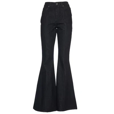 Self-portrait High Waist Flared Jeans
