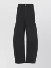 Self-portrait High-rise Jeans With A Wide-leg Silhouette In Black