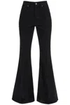 Self-portrait High-waisted Flare Jeans For In Black