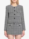 Self-portrait Wool Houndstooth Tailored Jacket Jackets Multicolor