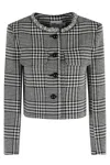 Self-portrait Wool Houndstooth Tailored Jacket Jackets Multicolor In Multi