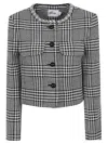 Self-portrait Multicolour Polyester Wool Jackets In Multi
