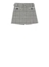 Self-portrait Houndstooth Mini Skirt