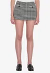 Self-portrait Houndstooth Wool Pants-skirt