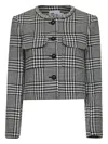 Self-portrait Wool Houndstooth Tailored Jacket Jackets Multicolor