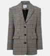 Self-portrait Hundstooth Oversized Blazer