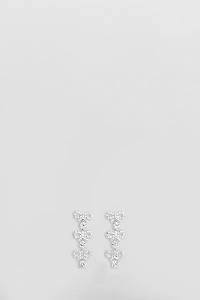 Self-portrait In Silver Brass In White