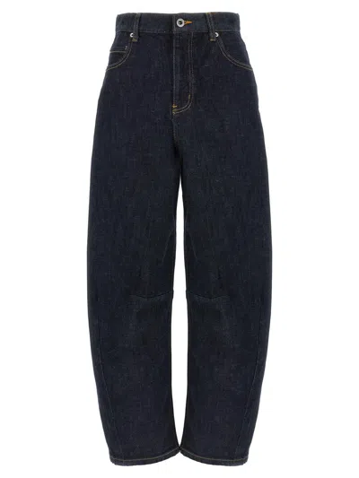 SELF-PORTRAIT SELF-PORTRAIT 'INDIGO BARREL LEG' JEANS