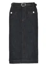 Self-portrait Indigo Skirt