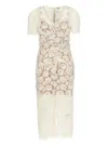 Self-portrait Women's Fine Lace Midi Dress