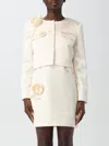 Self-portrait Jacket  Woman Color Beige In Beige