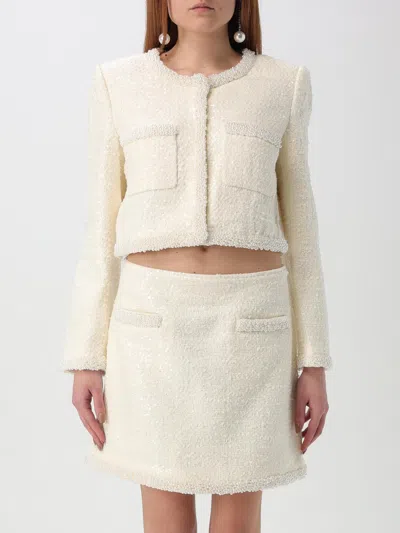 SELF-PORTRAIT JACKET SELF-PORTRAIT WOMAN COLOR WHITE,G41888001