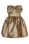 Self-portrait Metallic Fibre Fabric Mini Dress