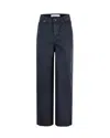 Self-portrait Self Portrait Wide Leg Jeans In Grey