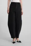 Self-portrait High-rise Jeans With A Wide-leg Silhouette In Black