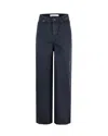 Self-portrait Jeans In Denim Grigio Con Motivo A Fiocco In Gr