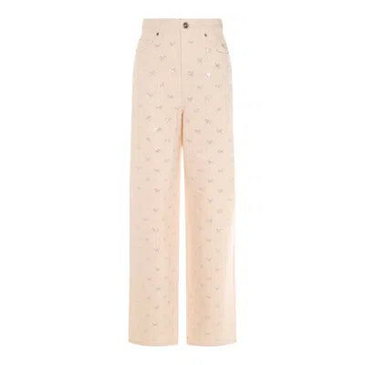 Self-portrait Jeans Light And Natural In Neutral