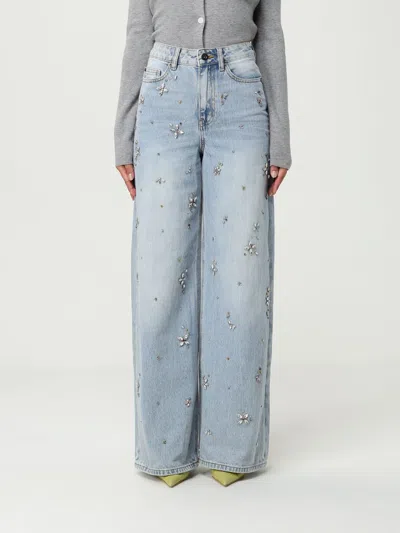 SELF-PORTRAIT JEANS SELF-PORTRAIT WOMAN COLOR DENIM,H23471028