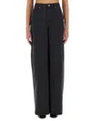 Self-portrait Self Portrait Straight Jeans With Bows In Black
