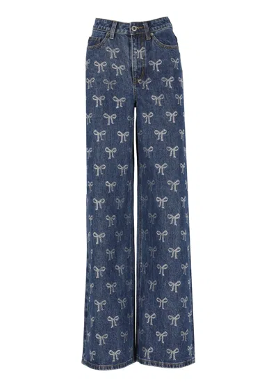 SELF-PORTRAIT JEANS WITH RHINESTONES