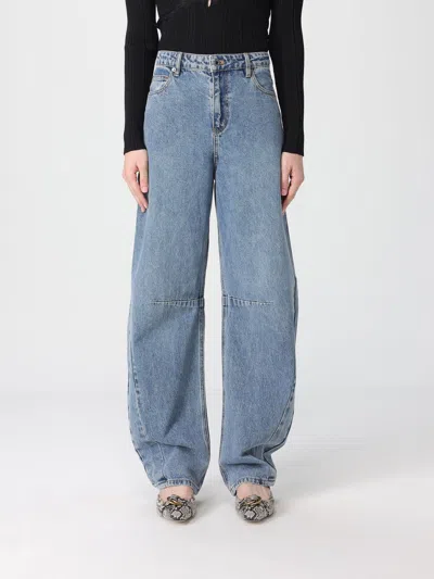 Self-portrait Jeans  Woman Color Blue