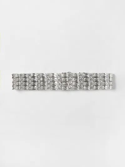 Self-portrait Jewel Woman  In Silver