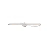 Self-portrait Crystal-flower Choker In Silver