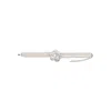 Self-portrait Crystal-flower Choker In Silver