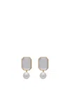 Self-portrait Crystal Pearl Tiered Earrings Accessories
