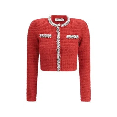 SELF-PORTRAIT KNIT JACKET