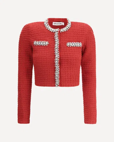 SELF-PORTRAIT KNIT JACKET
