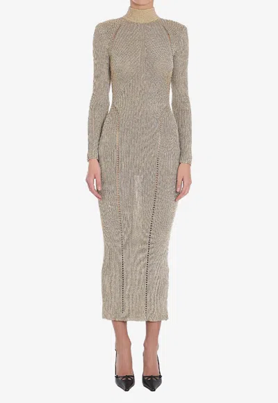 SELF-PORTRAIT KNIT MAXI DRESS