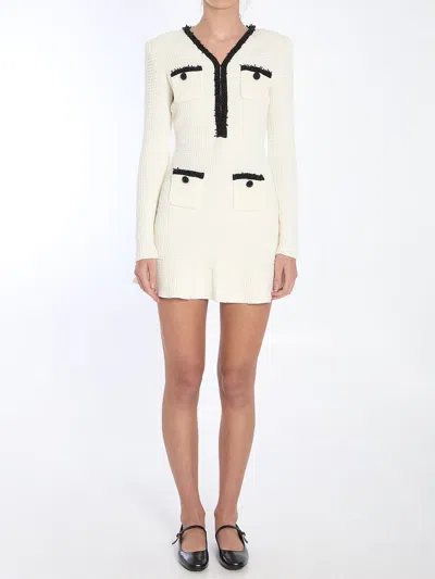 SELF-PORTRAIT SELF-PORTRAIT KNIT MINI DRESS