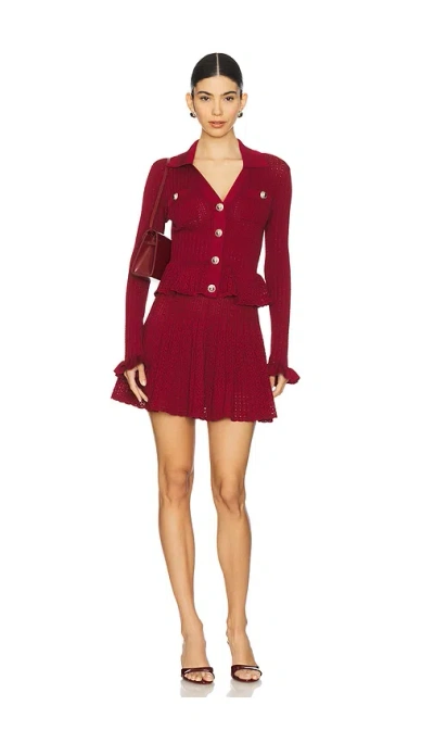 Self-portrait Knit Mini Dress