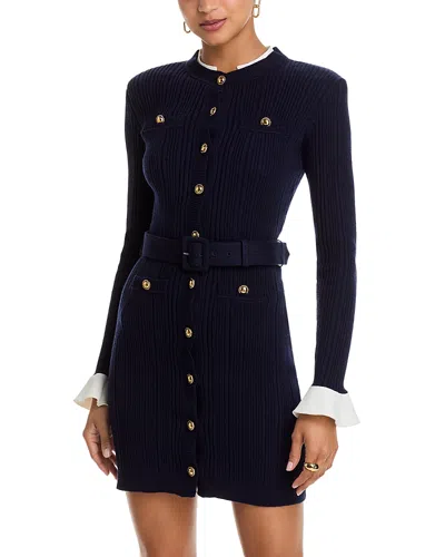 SELF-PORTRAIT SELF-PORTRAIT KNIT MINI DRESS