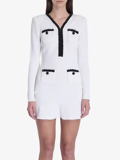 SELF-PORTRAIT KNIT MINI DRESS