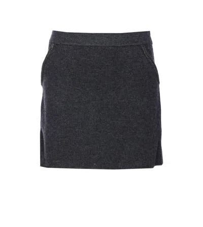 Self-portrait Knit Mini Skirt