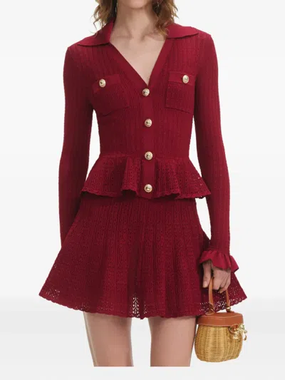 SELF-PORTRAIT KNITTED DRESS