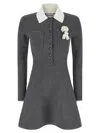 Self-portrait Knitted Dress In Multi