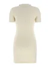 Self-portrait Knitted Dress In Brown