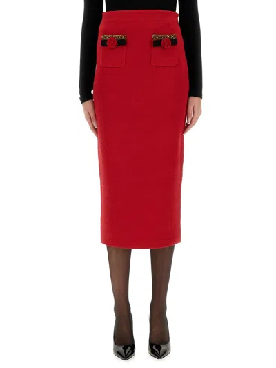 SELF-PORTRAIT SELF-PORTRAIT KNITTED MIDI SKIRT