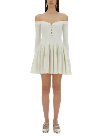 SELF-PORTRAIT KNITTED MINI DRESS