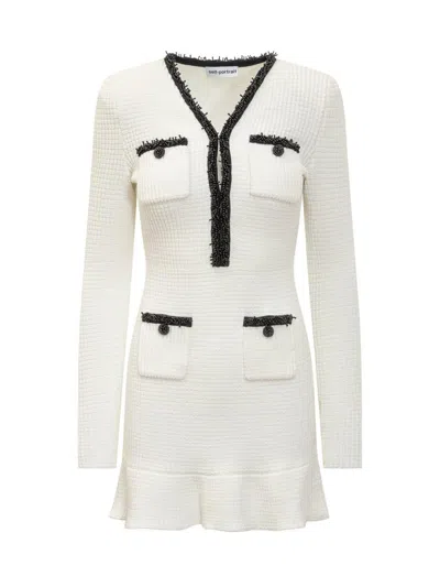 SELF-PORTRAIT SELF-PORTRAIT KNITTED MINI DRESS