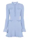 Self-portrait Trim Knit Mini Dress