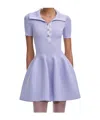 Self-portrait Self Portrait Short Sleeved Dress In Blue