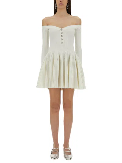 SELF-PORTRAIT KNITTED MINI DRESS