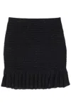 Self-portrait Knitted Mini Skirt