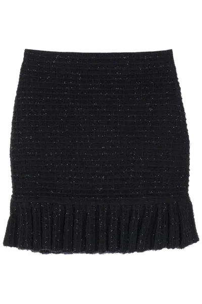 Self-portrait Knitted Mini Skirt