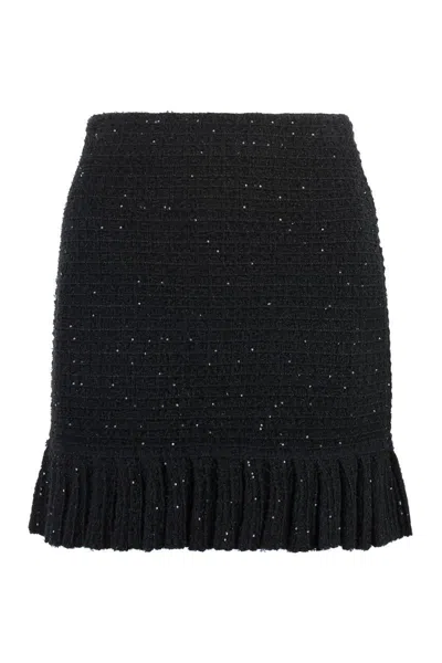 SELF-PORTRAIT SELF-PORTRAIT KNITTED MINI SKIRT